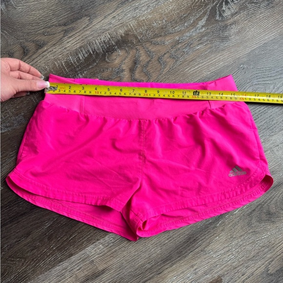 Adidas Women's Hot Pink Athletic Shorts - Picture 4 of 6